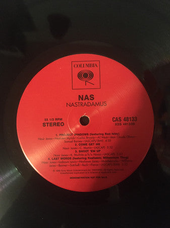 Nas : Nastradamus (LP, Album, Promo)