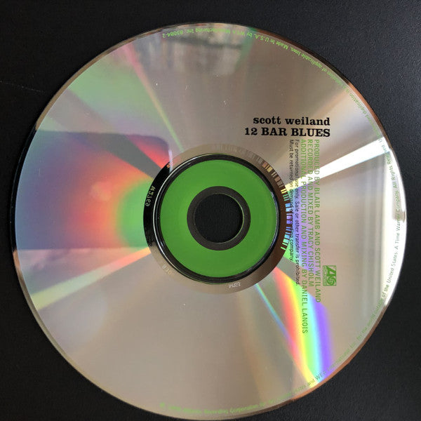 Scott Weiland : 12 Bar Blues (CD, Album, Promo)