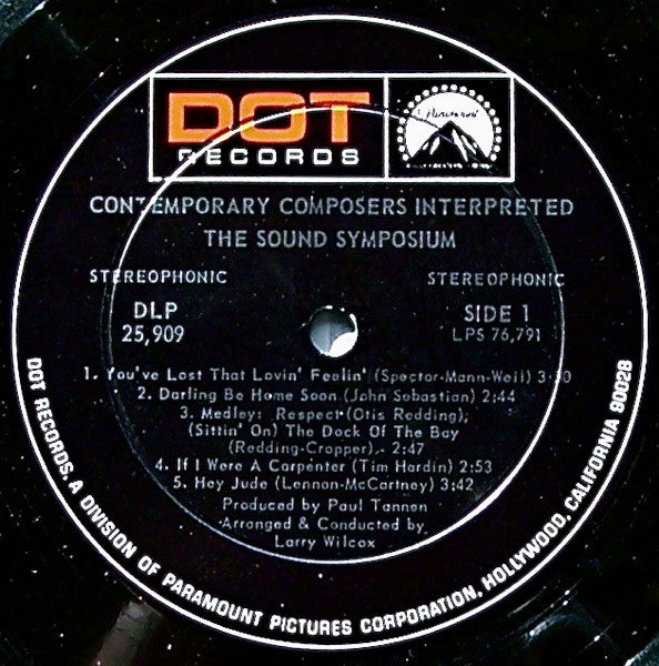 The Sound Symposium : Contemporary Composers Interpreted (LP)