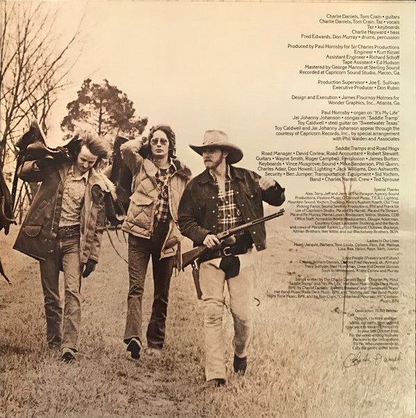 The Charlie Daniels Band : Saddle Tramp (LP, Album, Ter)