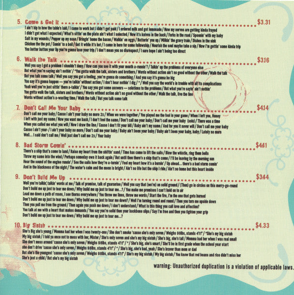 Red Beans And Rice (2) : Eat Big (CD, Album)