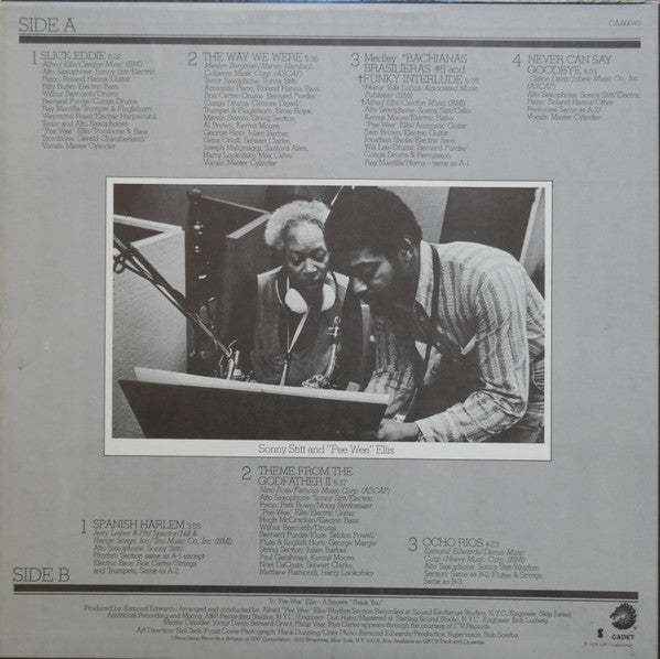 Sonny Stitt : Never Can Say Goodbye (LP, Album, Ter)