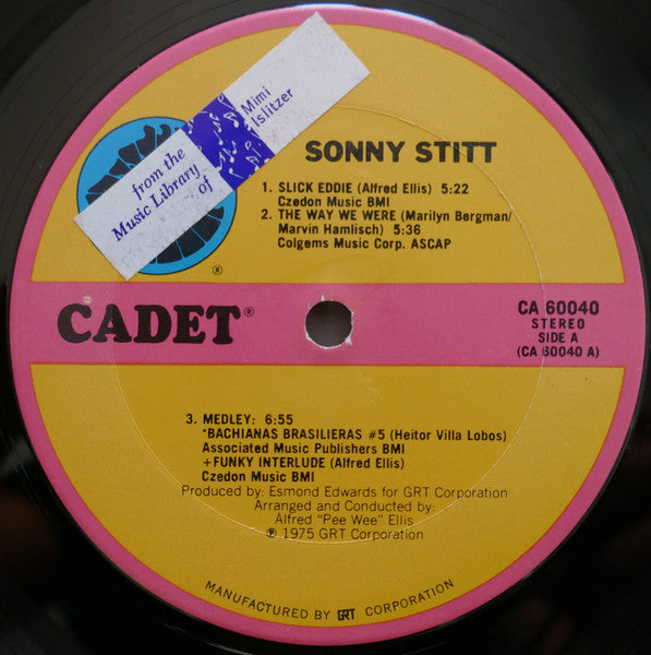 Sonny Stitt : Never Can Say Goodbye (LP, Album, Ter)