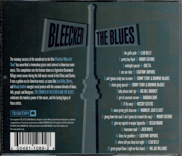 Various : The Corner of Bleecker and the Blues (CD, Comp, Mono, Smplr)
