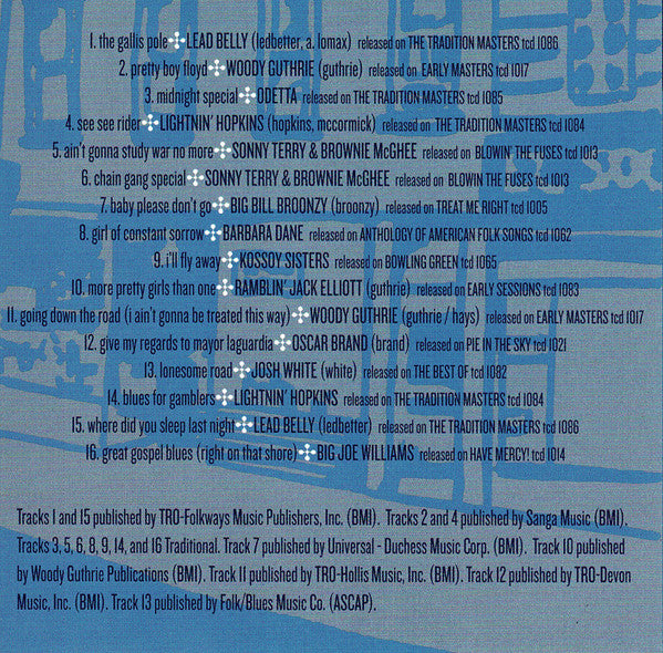Various : The Corner of Bleecker and the Blues (CD, Comp, Mono, Smplr)