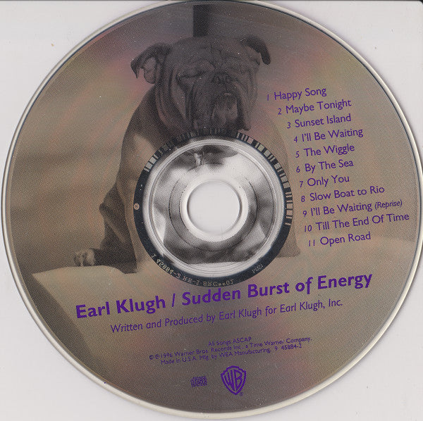 Earl Klugh : Sudden Burst Of Energy (CD, Album, SRC)