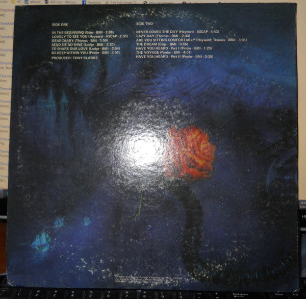 The Moody Blues : On The Threshold Of A Dream (LP, Album, Ter)