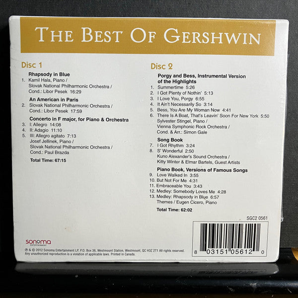 Gershwin* : The Best Of Gershwin (2xCD, Comp)