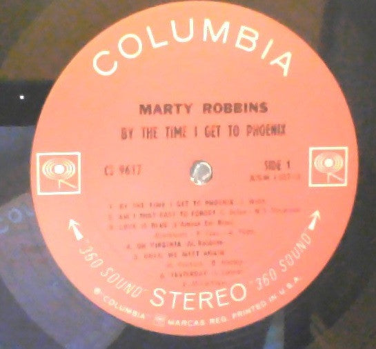 Marty Robbins : By The Time I Get To Phoenix (LP, Album, Ter)