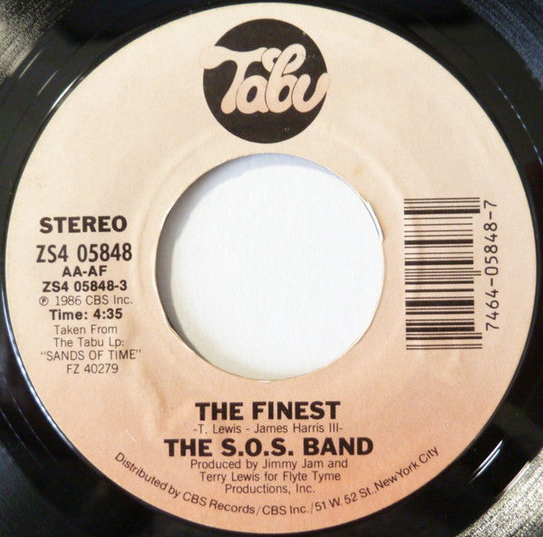 The S.O.S. Band : The Finest (7", Single, Styrene, Pit)