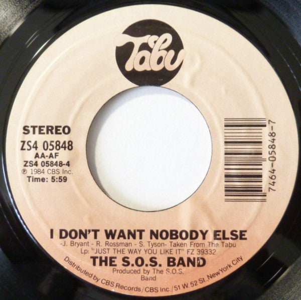 The S.O.S. Band : The Finest (7", Single, Styrene, Pit)