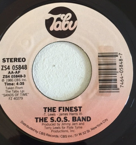 The S.O.S. Band : The Finest (7", Single, Styrene, Pit)