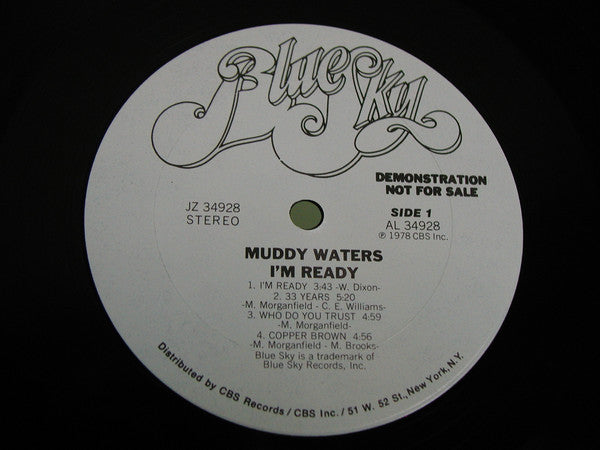 Muddy Waters : I'm Ready (LP, Album, Promo)