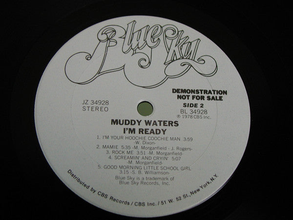 Muddy Waters : I'm Ready (LP, Album, Promo)