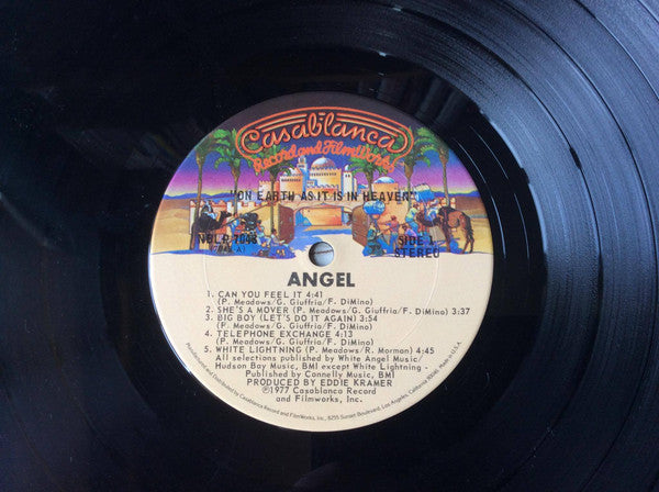 Angel (24) : On Earth As It Is In Heaven (LP, Album, RP, San)