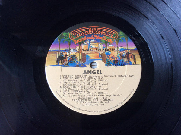 Angel (24) : On Earth As It Is In Heaven (LP, Album, RP, San)