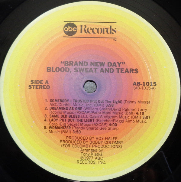 Blood, Sweat And Tears : Brand New Day (LP, Album, Ter)