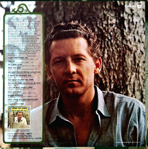 Jerry Lee Lewis : Sings The Country Music Hall Of Fame Hits Vol. 2 (LP)