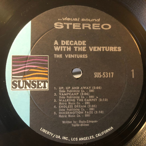 The Ventures : A Decade With The Ventures (LP, Comp)