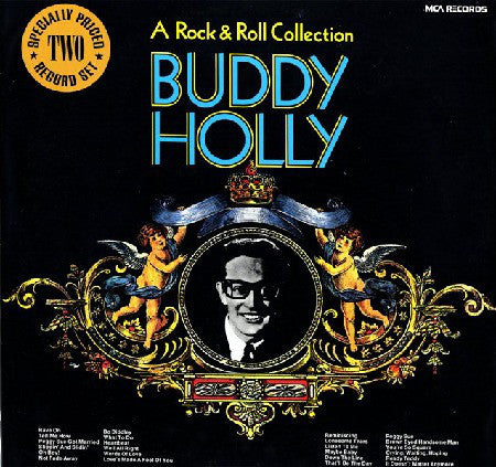 Buddy Holly : A Rock & Roll Collection (2xLP, Comp, RE, RP, Pin)
