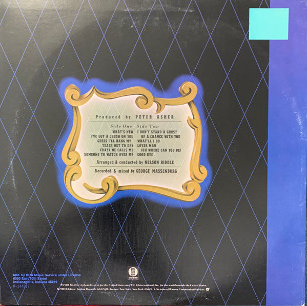 Linda Ronstadt & The Nelson Riddle Orchestra* : What's New (LP, Album, Club, RCA)