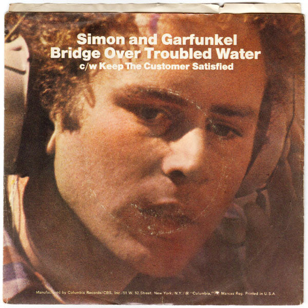 Simon & Garfunkel : Bridge Over Troubled Water / Keep The Customer Satisfied (7", Single, Ter)