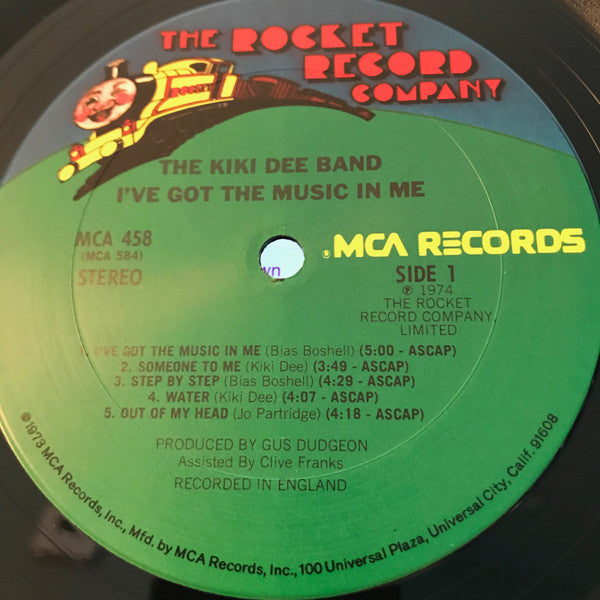 The Kiki Dee Band : I've Got The Music In Me (LP, Album, San)