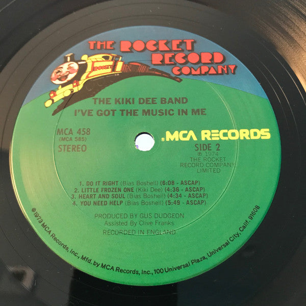 The Kiki Dee Band : I've Got The Music In Me (LP, Album, San)