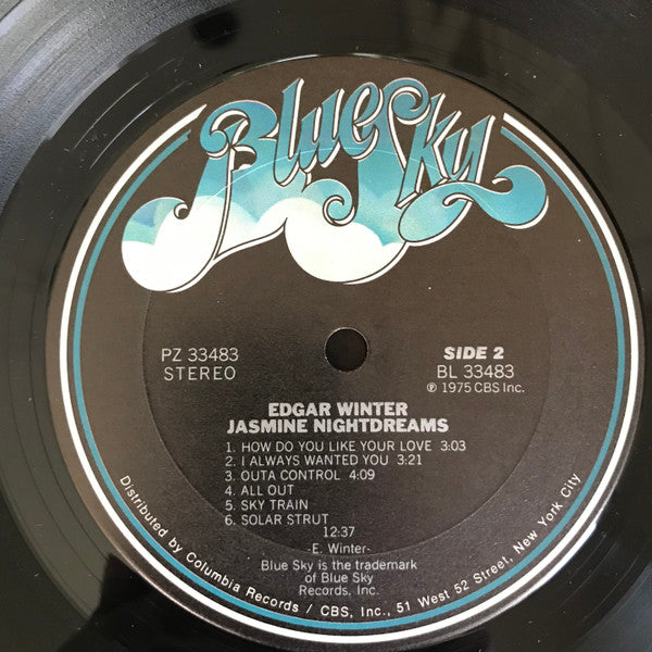 Edgar Winter : Jasmine Nightdreams (LP, Album, Pit)