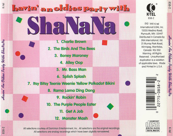 Sha Na Na : Havin' An Oldies Party With Sha Na Na (CD, Album)