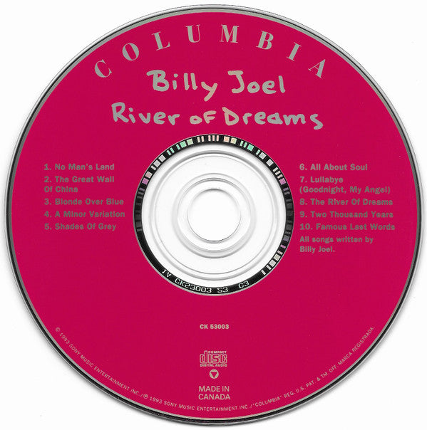 Billy Joel : River Of Dreams (CD, Album)
