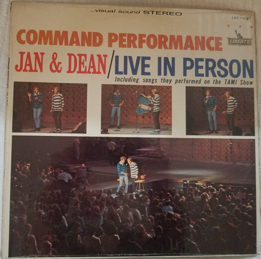 Jan & Dean : Command Performance/Live In Person (LP, Album, Ind)