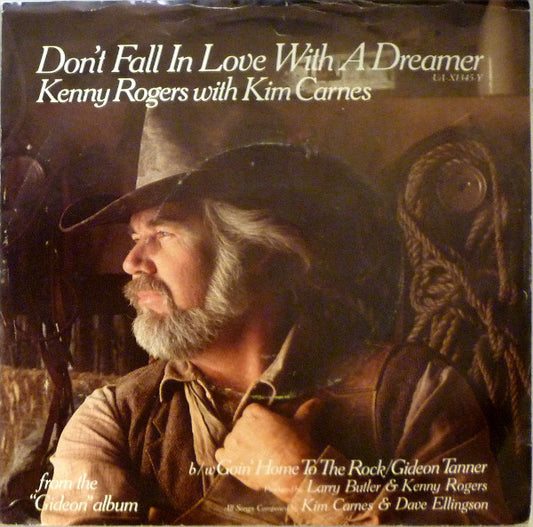 Kenny Rogers With Kim Carnes : Don't Fall In Love With A Dreamer (7", Single, Win)