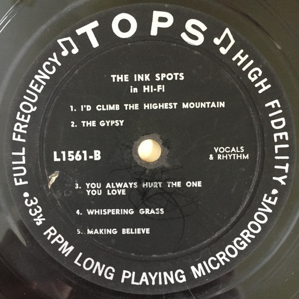 The Ink Spots (2) : The Ink Spots In Hi-Fi (LP, Album)
