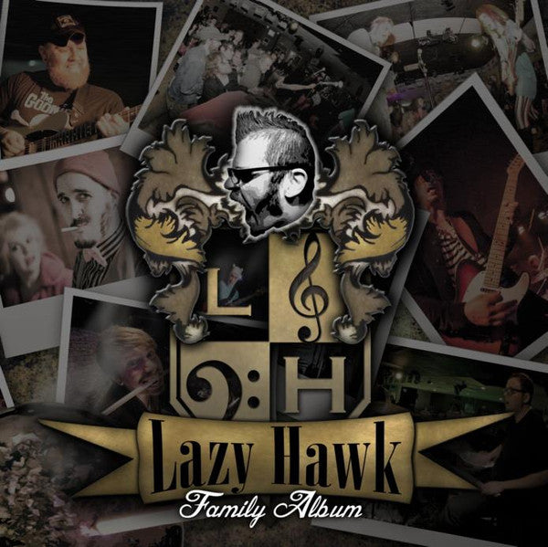 Model Stranger, Veseria, Verdant Vera, Phoenix On The Fault Line, Dell Zell, Mr. Clit And The Pink Cigarettes : Lazy Hawk Family Album (LP, Comp, Promo)