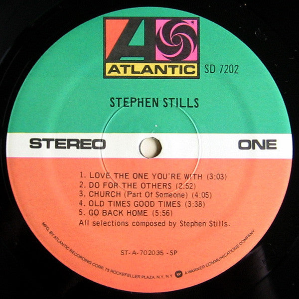 Stephen Stills : Stephen Stills (LP, Album, RP, SP)
