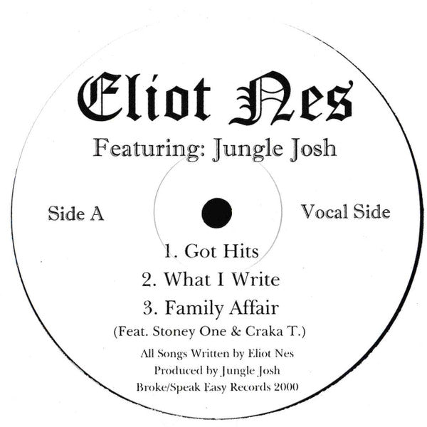 Eliot Nes : Featuring: Jungle Josh (12")