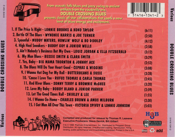 Various : Double Crossing Blues (CD, Comp)