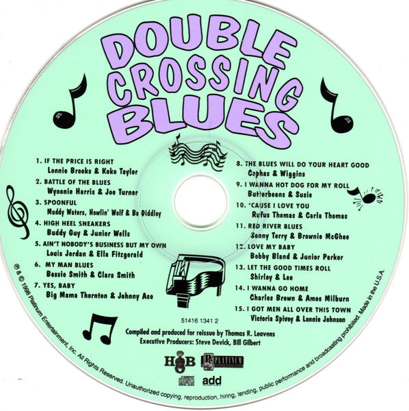 Various : Double Crossing Blues (CD, Comp)
