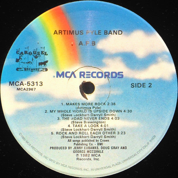 Artimus Pyle Band : A.P.B (LP, Album, Glo)