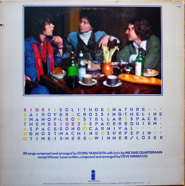 Stomu Yamashta* / Steve Winwood / Michael Shrieve : Go (LP, Album, San)