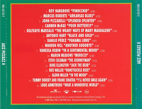 Various : Jazz Pizzazz II (CD, Promo, Smplr)