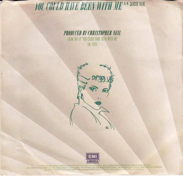 Sheena Easton : You Could Have Been With Me / Savoir Faire (7", Jac)