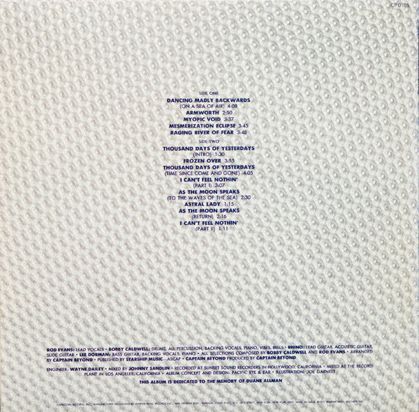Captain Beyond : Captain Beyond (LP, Album, 3D )