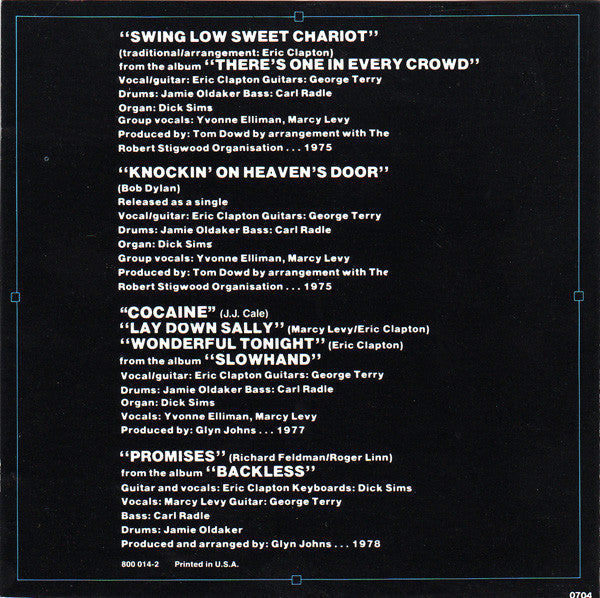 Eric Clapton : Time Pieces - The Best Of Eric Clapton (CD, Comp, Club, RE, PMD)