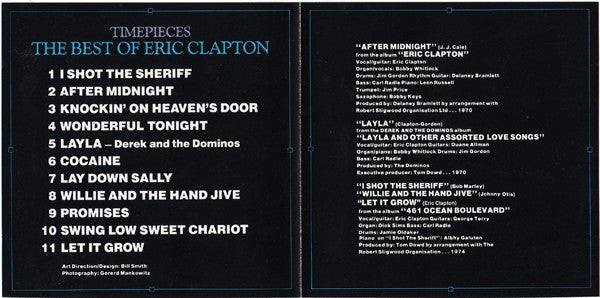 Eric Clapton : Time Pieces - The Best Of Eric Clapton (CD, Comp, Club, RE, PMD)