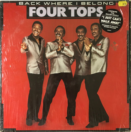 Four Tops : Back Where I Belong (LP, Album)