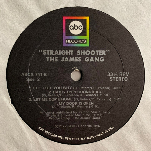 James Gang : Straight Shooter (LP, Album)