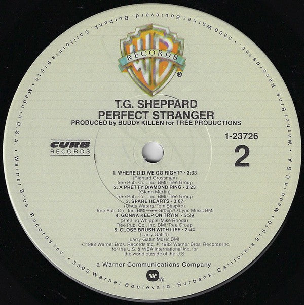 T.G. Sheppard : Perfect Stranger (LP, Album, All)
