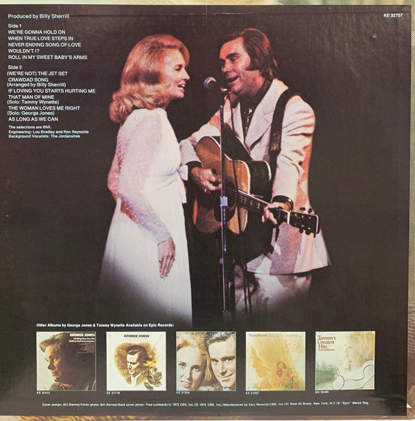 George Jones & Tammy Wynette : We're Gonna Hold On (LP, Album, Ter)